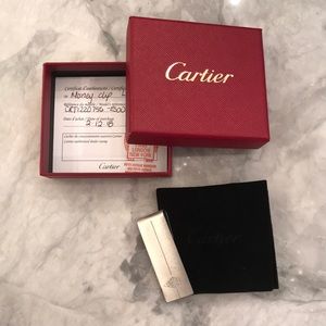 Cartier Diamond Decor Money Clip